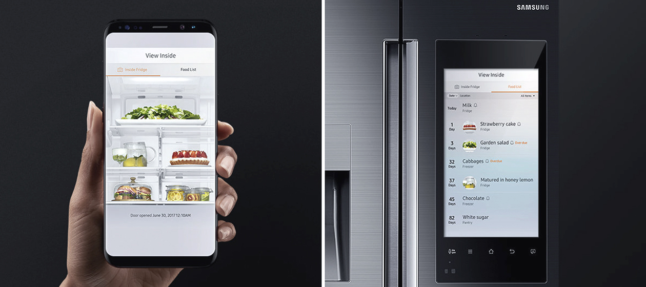 Smartphone Kühlschrank